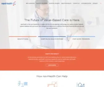 Navihealth.com(The Future of Senior) Screenshot