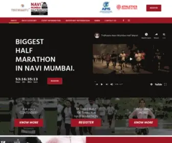 Navimumbaihalfmarathon.com(Tridhaatu Navi Mumbai Half Marathon 2020) Screenshot