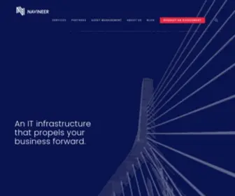 Navineer.com(IT infrastructure) Screenshot