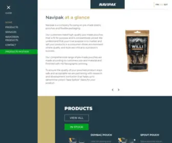 Navipak.com(Navipak at a glance) Screenshot