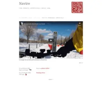 Navire.net(Carnet web) Screenshot