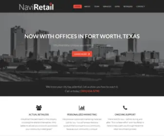 Naviretail.com(Let Us Navigate Your Community to Retail) Screenshot