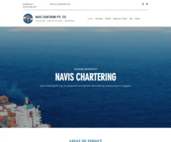 Navis-Chartering.com(Navis Chartering Pte) Screenshot