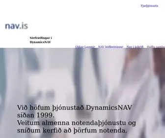 Nav.is(Forsíða) Screenshot