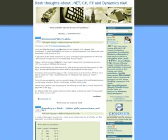 Navision-Blog.de(Rash thoughts about .NET) Screenshot