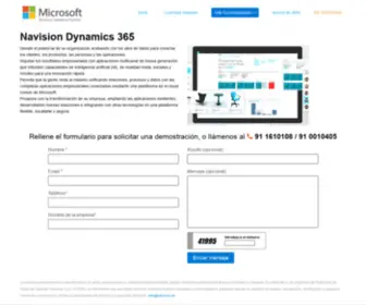 Navision.es(Software para pequeñas y medianas empresas y ERP) Screenshot