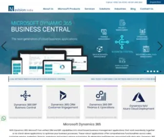 Navisionindia.in(If your business) Screenshot