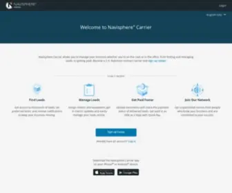 Navispherecarrier.com(Navisphere®) Screenshot