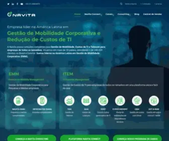 Navita.com.br(Líder em Gestão de Mobilidade e Custos de TI) Screenshot
