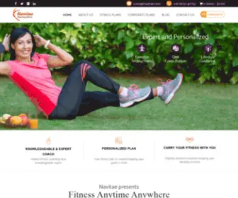 Navitae.com(Holistic and healthful fitness solutions) Screenshot