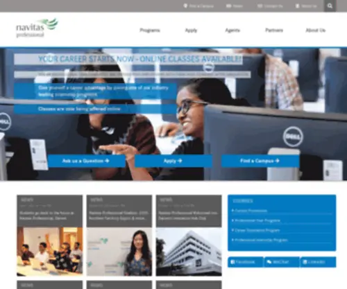 Navitas-Internships.com(Navitas Careers and Internships) Screenshot
