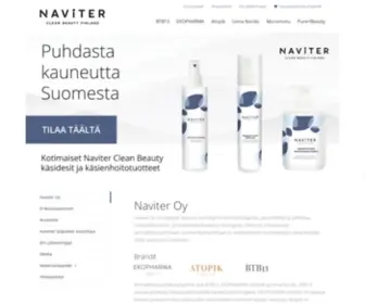 Naviter.fi(Skin & Hair Care Manufacturer (Natural) Screenshot