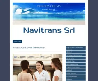 Navitransnapoli.com(Agenzia Marittima) Screenshot