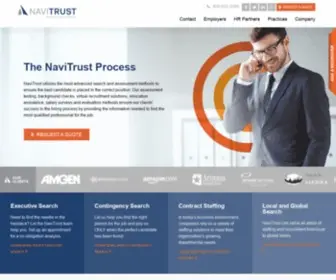 Navitrust.com(NaviTrust Executive Search & Recruiting Headhunters) Screenshot