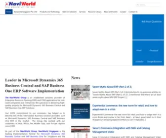 NaviWorld.com.sg(ERP & Dynamics 365 in Singapore) Screenshot