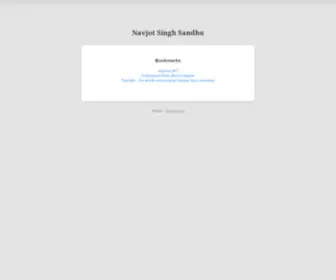 NavJotsandhu.com(Navjot Singh Sandhu) Screenshot