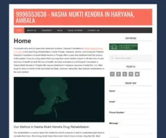 NavJyotifoundations.com(Nasha Mukti Kendra in Punjab) Screenshot