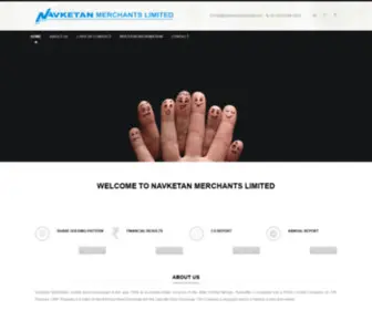 NavKetanmerchants.com(Navketan Merchants Limited is listed on the Calcutta Stock Exchange) Screenshot