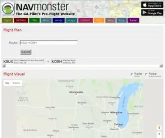 NavMonster.com(Flight) Screenshot