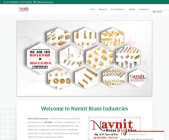 Navnitbrass.com(Navnit Brass Industry) Screenshot