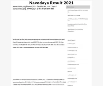 Navodayaresults5TH.in(Www.nvshq.org Resultth 6th 9th 11th Class / www.nvshq.org) Screenshot