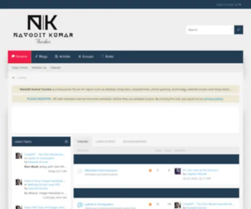 Navoditkumar.com(Navodit Kumar) Screenshot