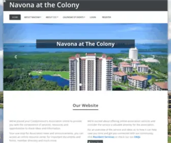 Navonaatthecolony.com(Navona at the Colony) Screenshot