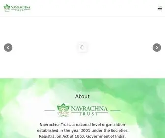 Navrachnatrust.org(Navrachna Trust) Screenshot