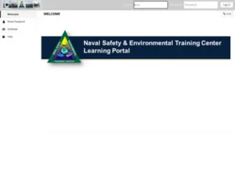 Navsafenvtracenlearn.com(Naval Safety and Environmental Training Center) Screenshot