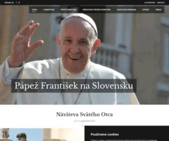 Navstevapapeza.sk(Pápež) Screenshot