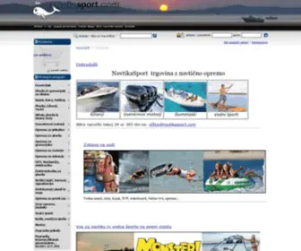 Navtikasport.com(NavtikaSport-Vse za navtiko in vodne) Screenshot