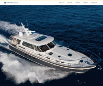 Navtronics.com(The Marine Technology Specialists Home) Screenshot