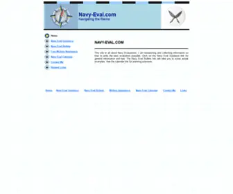 Navy-Eval.com(Navy Eval) Screenshot