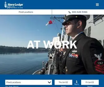 Navy-Lodge.com(Navy Lodge) Screenshot