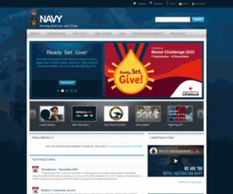 Navy.gov.au(Royal Australian Navy) Screenshot