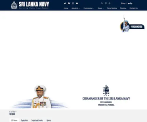 Navy.lk(Sri Lanka Navy) Screenshot