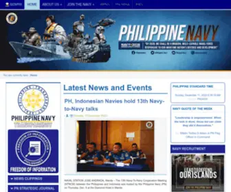 Navy.mil.ph(The Philippine Navy Today) Screenshot