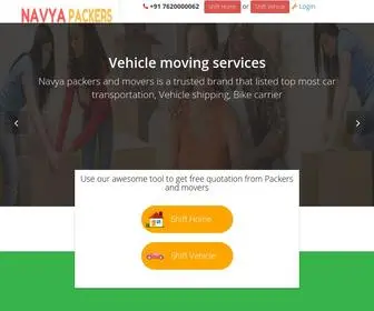 Navyapackersandmovers.in(Call Us @) Screenshot