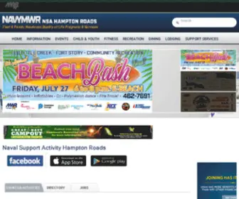 Navymwrhamptonroads.com(Hampton Roads) Screenshot