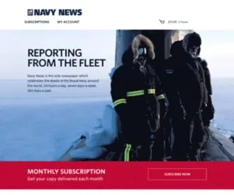 Navynews.co.uk(Navy News) Screenshot