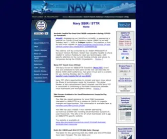 Navysbir.com(Navy SBIR) Screenshot