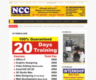 NawABCOllege.com(Sap Training Courses NCC Instructor Led Training) Screenshot