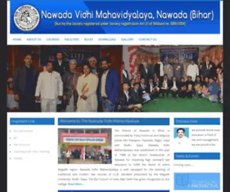 Nawadavidhi.org(Nawada vidhi mahavidyalaya) Screenshot