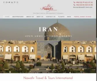 Nawafir-Tours.com(Nawafir Travel and Tours) Screenshot