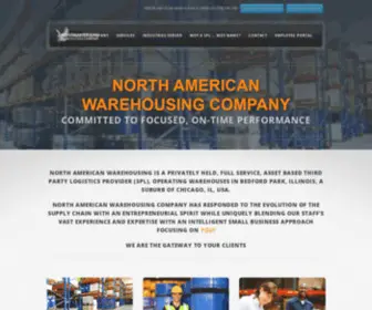 Nawarehouse.com(North american warehousing company) Screenshot