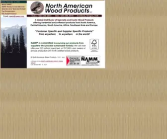 Nawpi.com(North American Wood Products) Screenshot