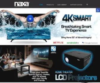 Naxa.com(Naxa Electronics) Screenshot