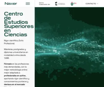 Naxer.es(Centro de Estudios Superiores en Ciencias) Screenshot