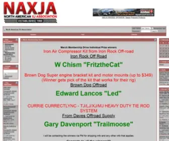 NaxJa.org(North American XJ Association) Screenshot