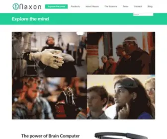 Naxonlabs.com(A Portable EEG Technology Company) Screenshot